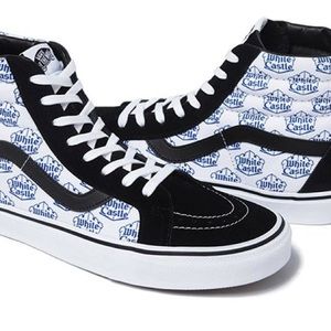 SUPREME X Vans X White Castle  sz W 10.5 old school high tops